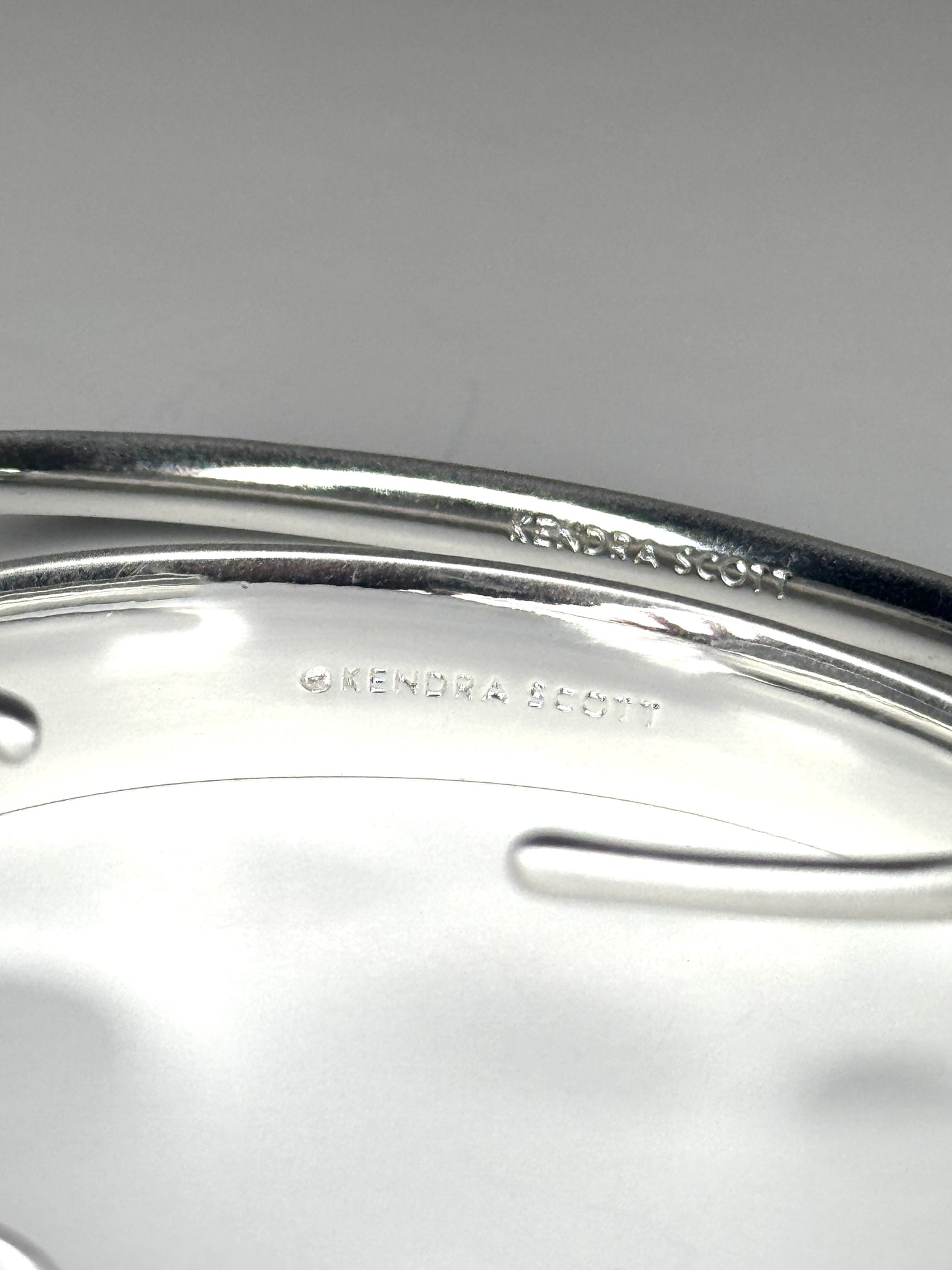 Kendra Scott Tiana Pinch Cuff Bracelet Set of 3 in silver