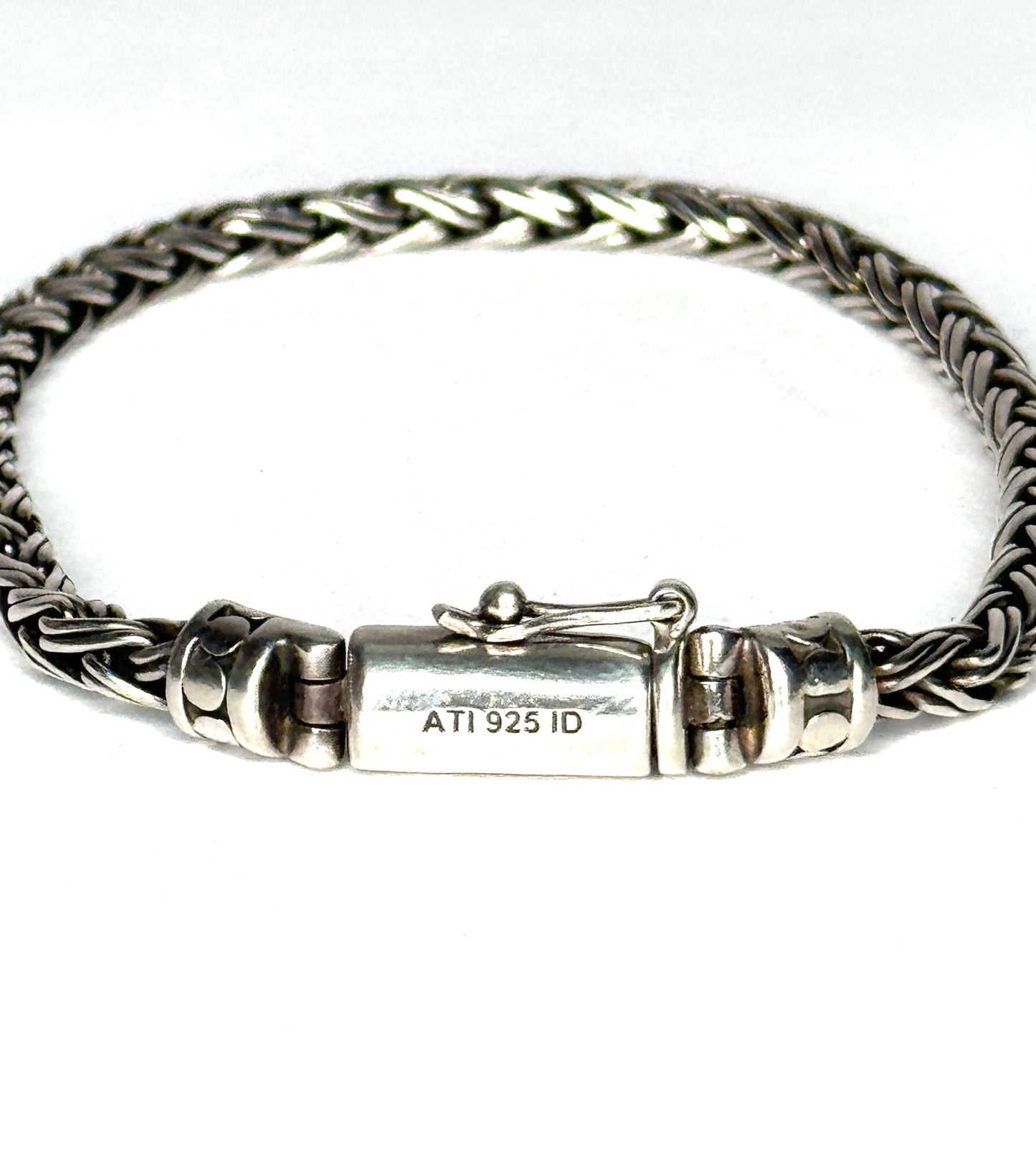 ATI ID Sterling Silver Woven Bracelet