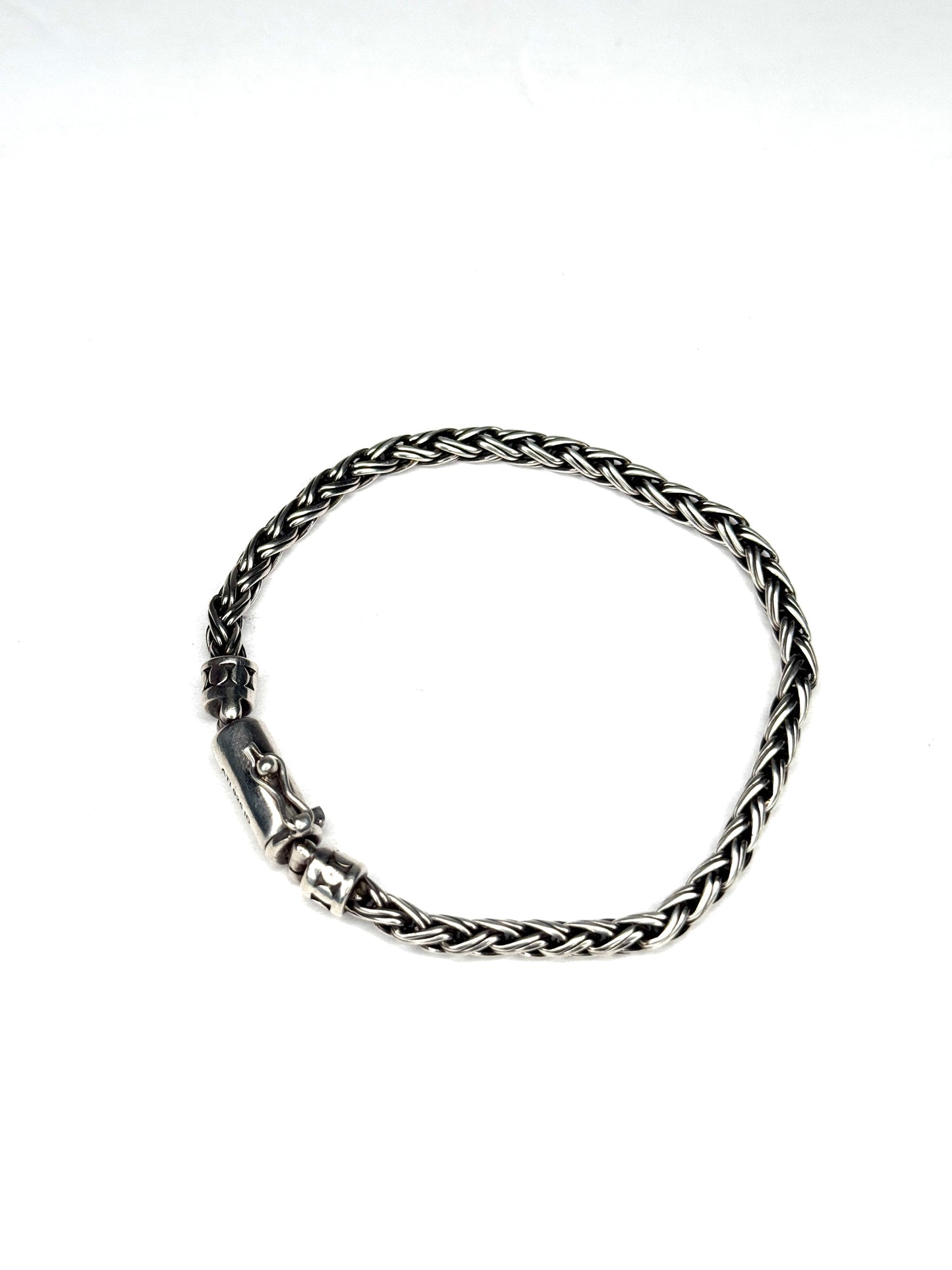 ATI ID Sterling Silver Woven Bracelet