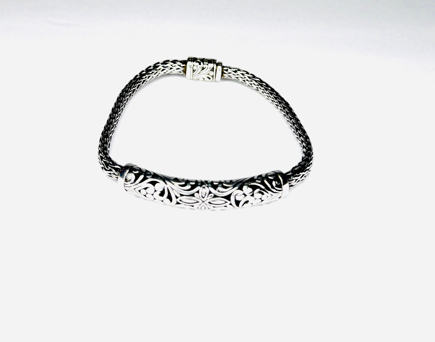 ATI 925 ID Balinese  Filligree Bracelet