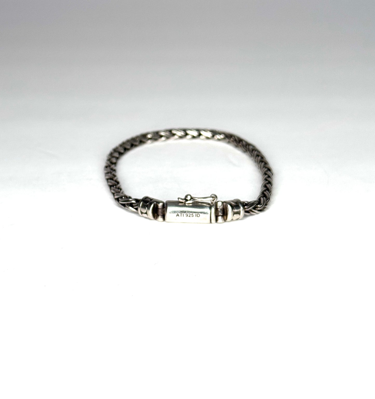 ATI ID Sterling Silver Woven Bracelet