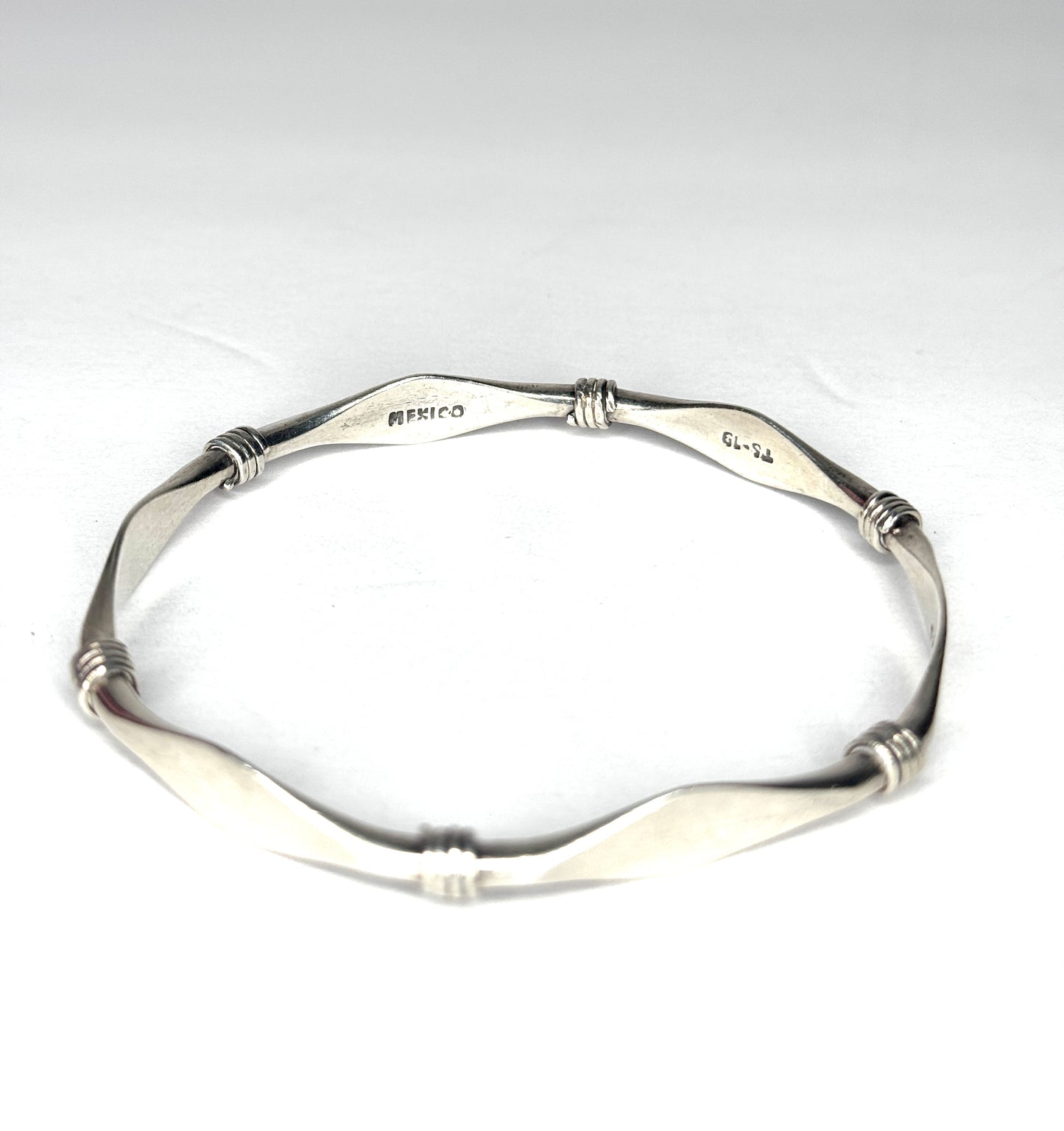 Vintage Silver TS 79 Bangle made in Mexico