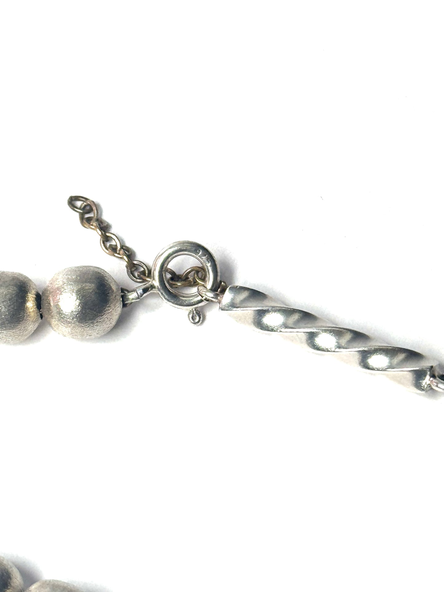 925 Sterling Silver shimmer ball beaded Bracelet