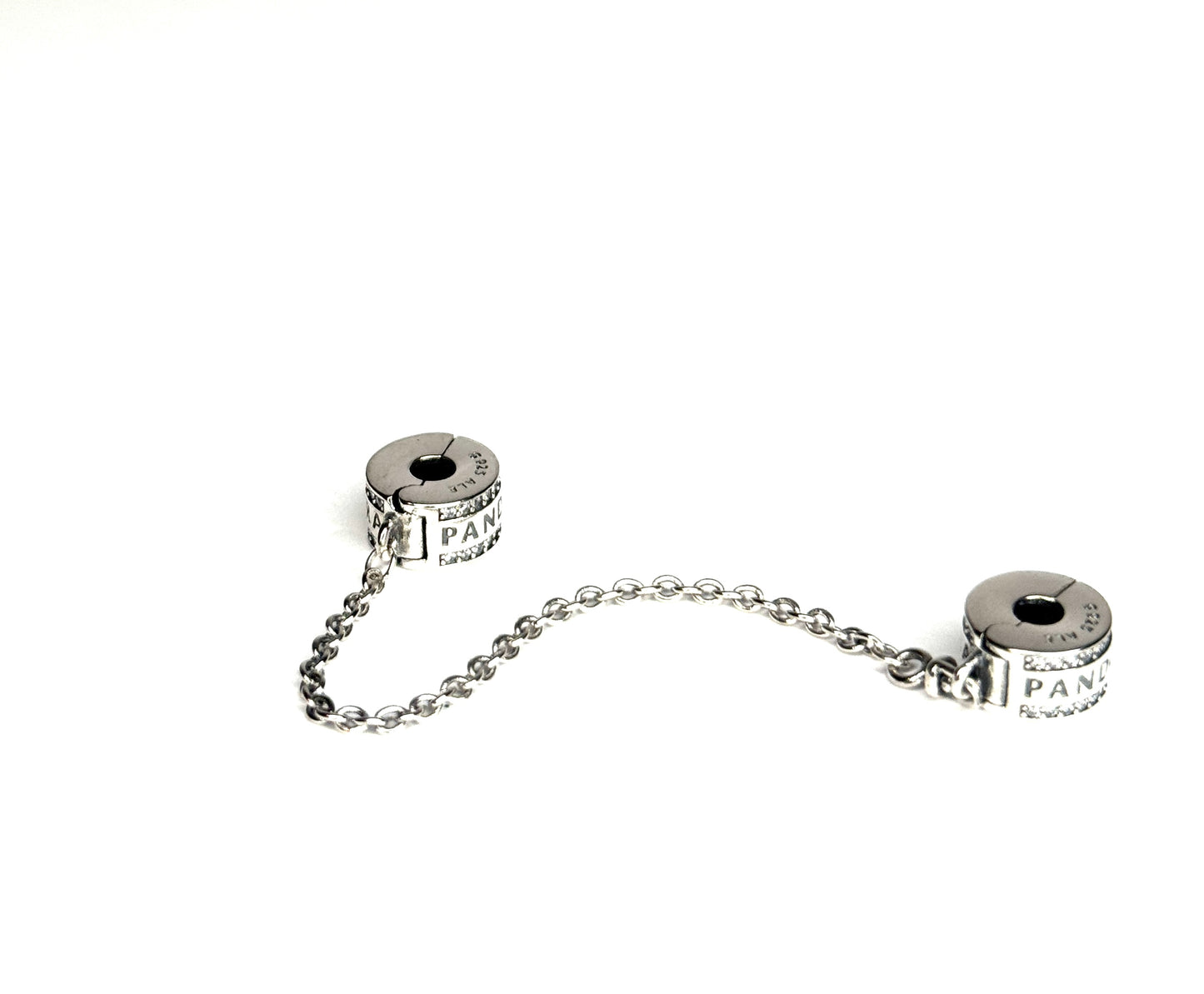 Pandora Logo Safety Chain Clip Charm