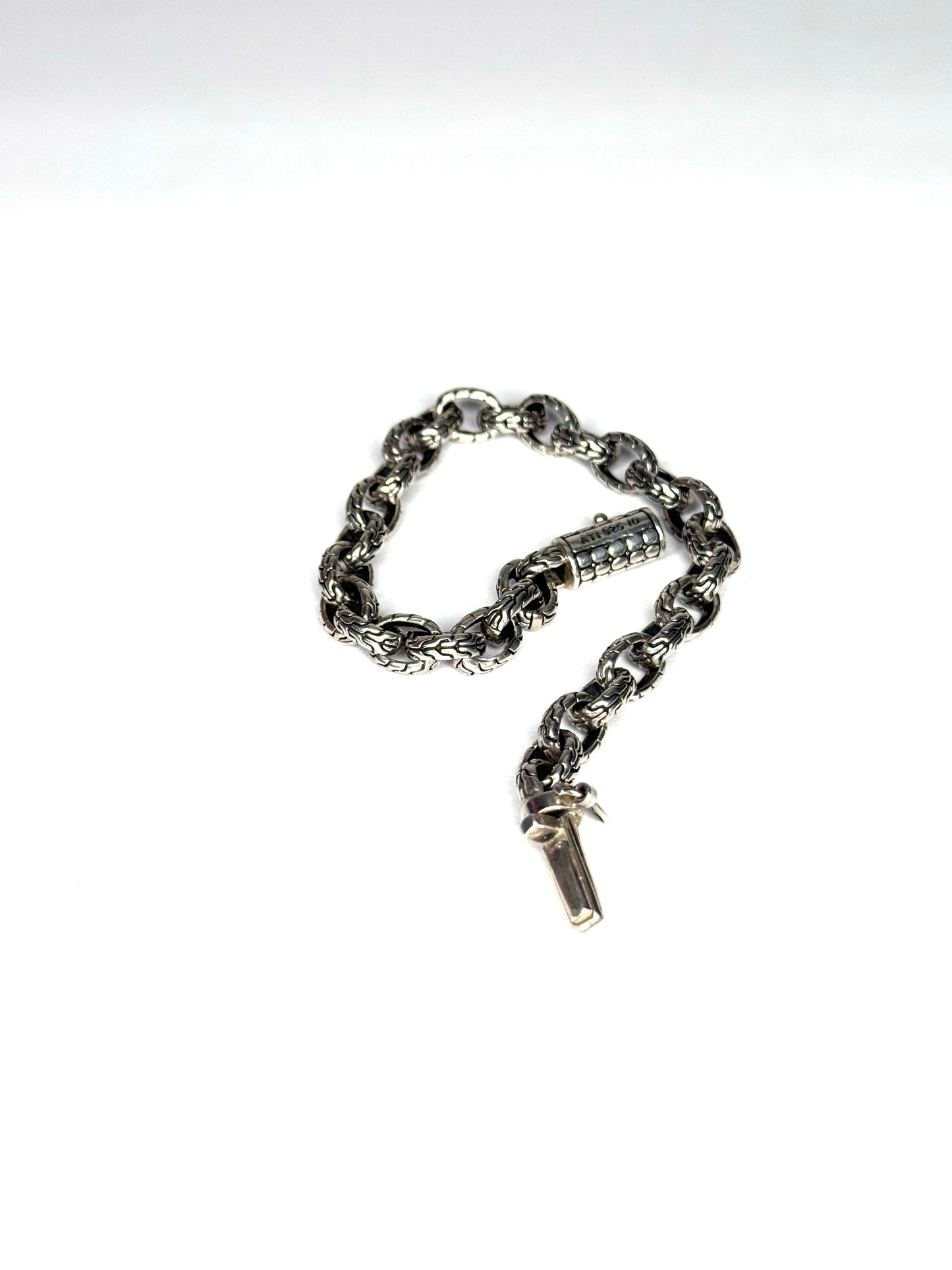 ATI ID Sterling Silver Anchor Chain Bracelet