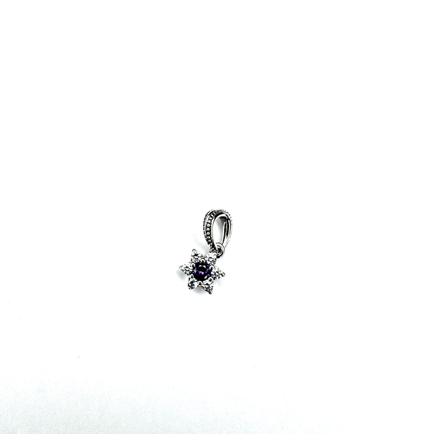 Pandora Forget Me Not Flower Dangle Charm