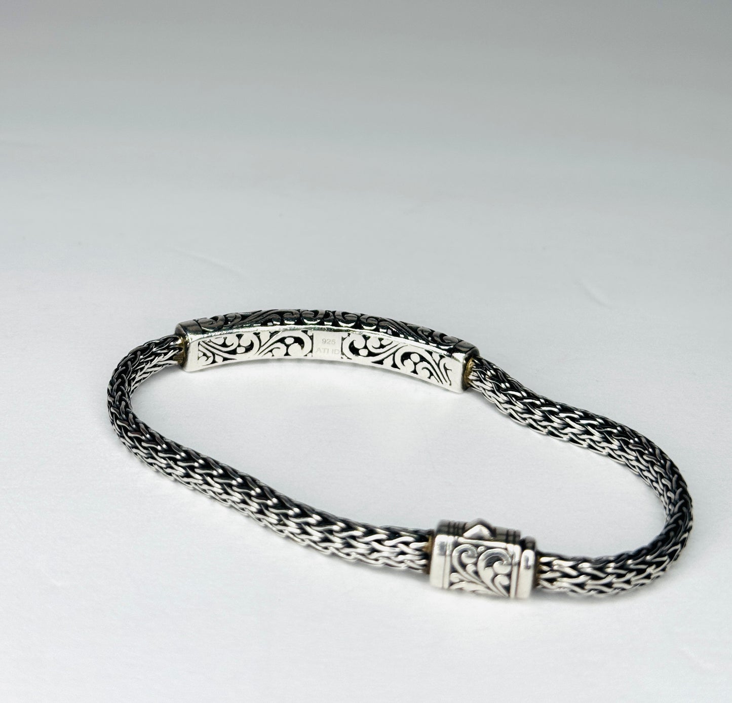 ATI 925 ID Balinese  Filligree Bracelet