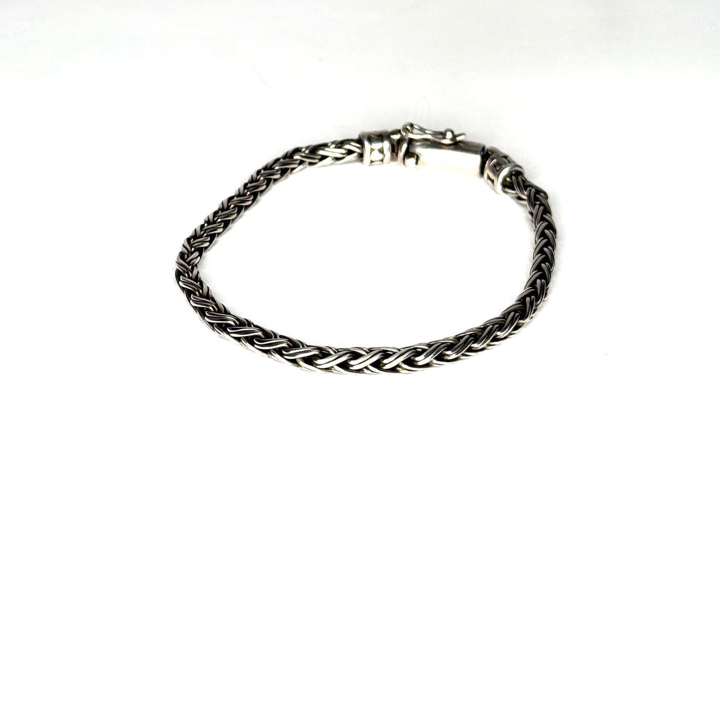 ATI ID Sterling Silver Woven Bracelet