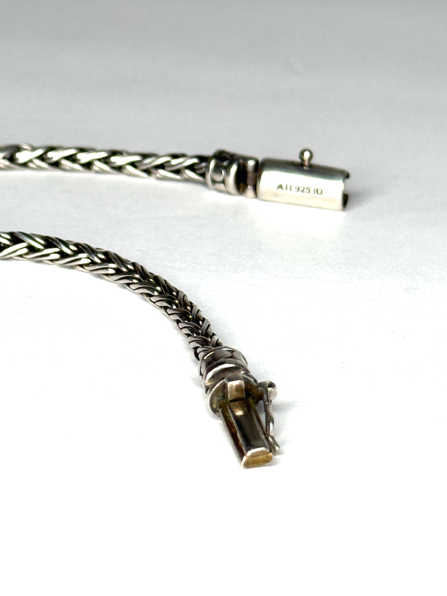 ATI ID Sterling Silver Woven Bracelet