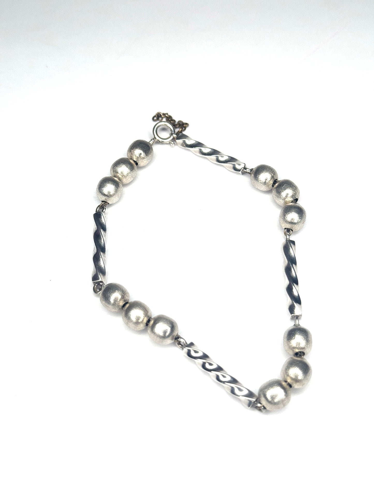 925 Sterling Silver shimmer ball beaded Bracelet