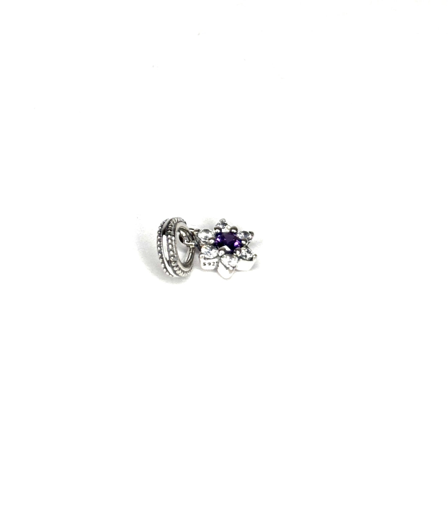 Pandora Forget Me Not Flower Dangle Charm