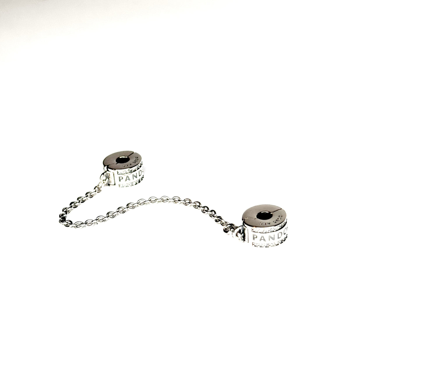 Pandora Logo Safety Chain Clip Charm