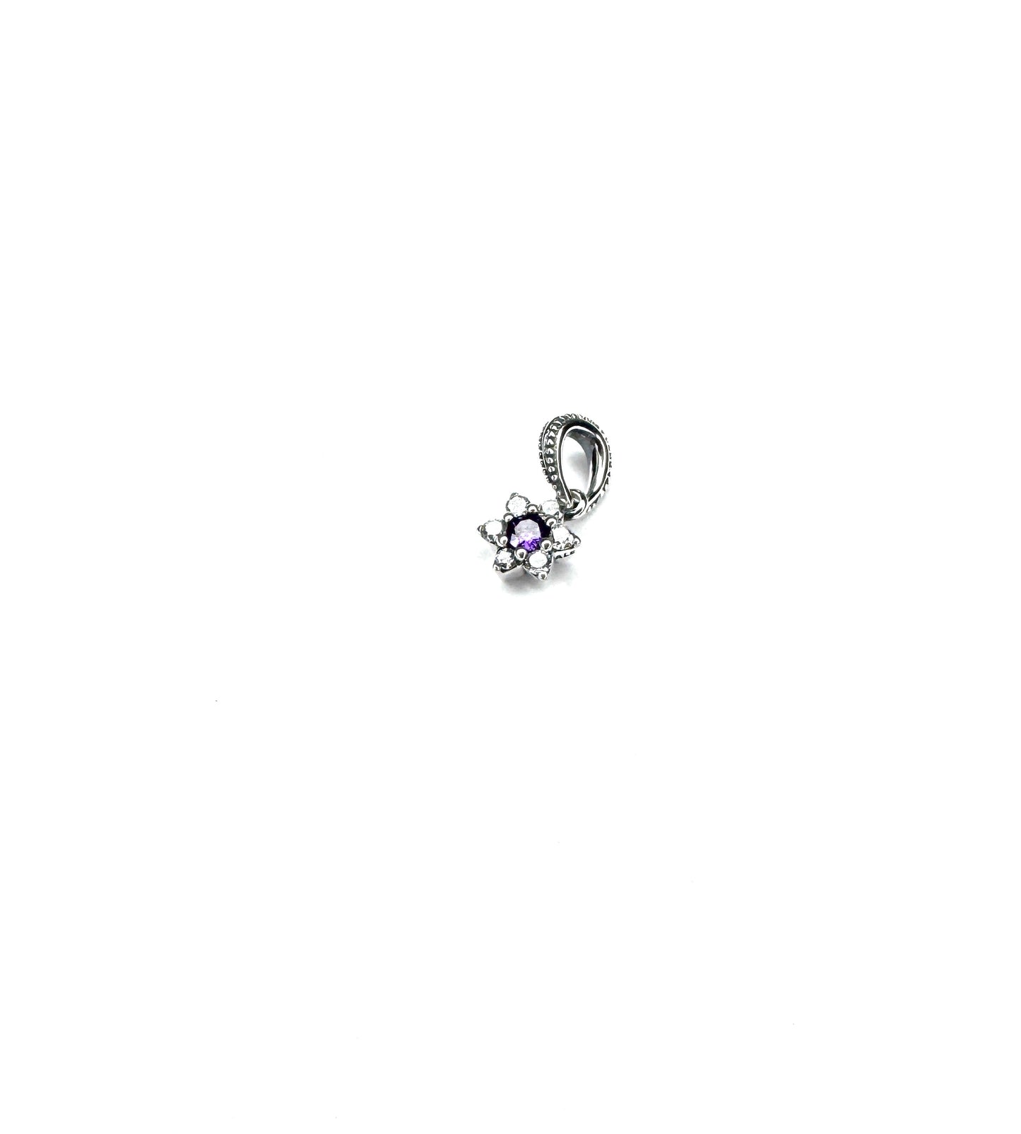 Pandora Forget Me Not Flower Dangle Charm