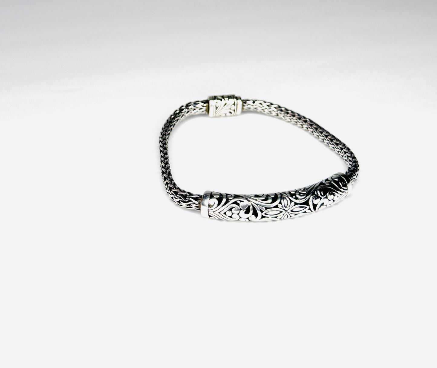 ATI 925 ID Balinese  Filligree Bracelet